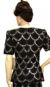 Short Sleeves Knee Length Two Piece Formal Sequined Dress back