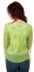 Full Sleeves Sheer Top with Silver Petal Sequins back