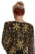Long Sequined Floral Formal Dress back