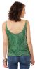 Spaghetti Straps Cowl Neck Pull Over Beaded Blouse back