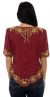Small Leaves Design Hand Beaded/Sequined Blouse back