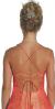 Shimmering Organza A-line Formal Dress back
