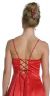 Rhinestones with White Insert A-Line Formal Dress back
