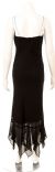 Ruched Bodice Formal Dress with Ruffles back