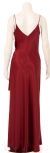 Spaghetti Full Length Dress with Bust Overlay back