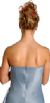 Shirred Formal Evening Dress with Corsage back