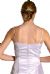 Multiple Flower Prom Dress on Satin and Organza back