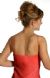 Ruched Ombre Grecian Style Formal Bridesmaid Dress back