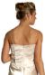 Full Length Satin Brooch Formal Dress back