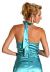 Halter Neck Polysatin Long Formal Dress back