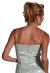 Satin and Lace Empire Cut  Long Formal Prom Dress back