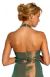 Halter Neck Taffeta Tea Length Party Dress back