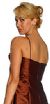 Spaghetti Straps Ruched Taffeta Short Party Dress back