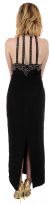Halter Neck Beaded Formal Cocktail Dress back