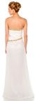 Strapless Sweetheart Neck Long Formal Prom Dress back in White
