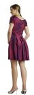 Classic Modest Short Party Dress back