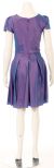 Classic Modest Short Party Dress back in Dark Lilac