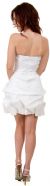Ruche Bubble Party Dress back
