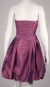 Strapless Pleated Bubble Short Party Dress back