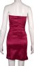 Strapless Shirred Fitted Cocktail Party dress back
