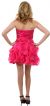 Short Strapless Bubble Prom Dress back