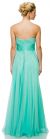 Sweetheart Neck Strapless Long Formal Prom Dress  back