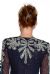 Bow Beadwork Full Length Evening Gown back
