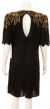 Short Sequin Formal Dress with Keyhole Back back