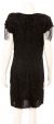 Knee Length Formal Cocktail Dress with Hanging Beads back