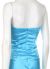 Strapless Bust Gathered Front Pleged Cockail Dress back