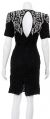 Hooks and Wings Hand Beaded Short Dress back