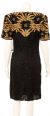 Knee Length Formal Cocktail Dress back
