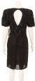 Short Sleeve V-Neck Cocktail Dress back