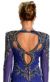 Keyholed Back Full Sleeve Long Gown back