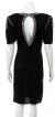 Half Sleeve Fully Beaded Sequined Formal Dress. back
