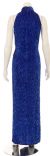 Halter Neck Full Length Sequined Dress back