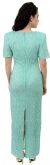 Short Sleeved Formal Evening Dress back