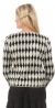 Full Sleeves Leaf Patterned Embroidery Jacket back