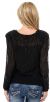 V-neck Short See-through Beaded Jacket   back