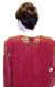 Full Beaded Sequin Formal Dress back