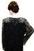 Full Beaded Sequin Formal Dress back