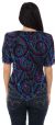 Whirling Design Hand Beaded/Sequined Blouse back