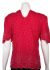 Fully Beaded Blouse with Decorative Hem and Sleeve back in Fuchsia