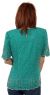 Fully Beaded Blouse with Decorative Hem and Sleeve back