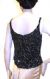 Black/Silver Sequin Beaded Blouse back