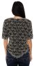 Upside Down Fans Design Hand Beaded/Sequin Blouse back