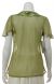 V-neck Short Sheer blouse with Sleeves back