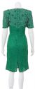 Floating Drops Hand Beaded and Sequined Dress back