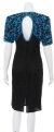 Hand Beaded Formal/Cocktail Short Dress back