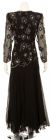Rich Petals Hand Beaded Formal Gown back